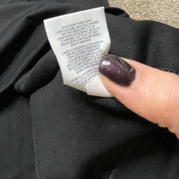 CAbi Dress Large Womens Little Black Dress Short Sleeve Party Cocktail L V Neck - Picture 9 of 12